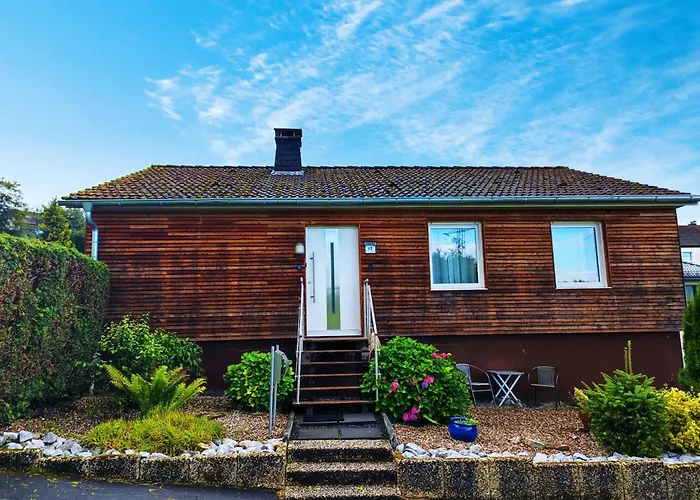 Modernes Rhombushaus Im Naturparadies Sauerland Feriehus