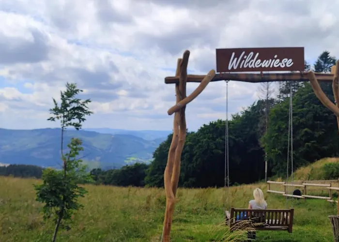 Modernes Rhombushaus Im Naturparadies Sauerland Vakantiehuis *
